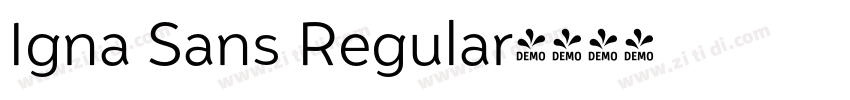 Igna Sans Regular字体转换 Igna Sans Regular字体转换